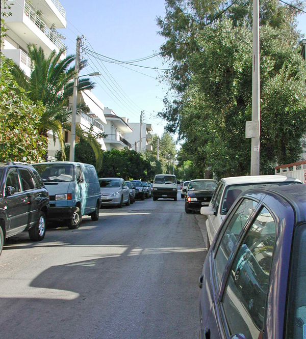 Parking on Sidewalk