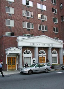 The demolished Church on the Hill is reincarnated on the ground floor of an apartment building