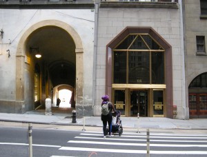 New York and Siena through the block passage